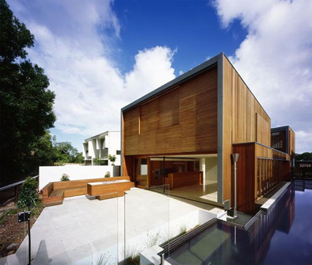 contemporary wooden house » Viahouse.