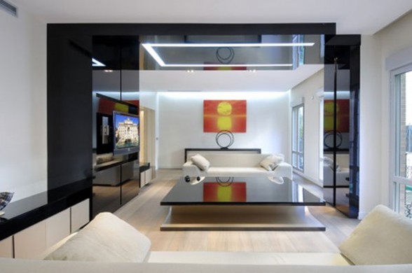 Black and White, Fascinating Luxurious Apartment Design » Viahouse.