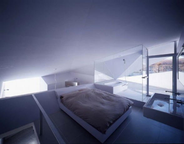 housing design concept. Japanese Concrete House Design