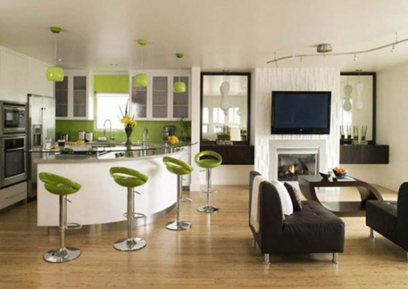 Cozy Apartment Design with Dark Furniture Decoration » Viahouse.