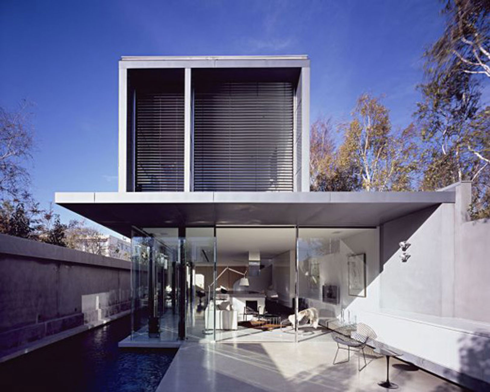 Modern Interior Design for a Contemporary Concrete House in 