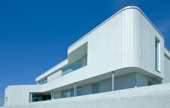 Futuristic Villa Architecture in Norway by Todd Saunders