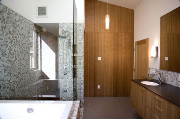 Wooden Interiors Green Design of Homes - Bathroom
