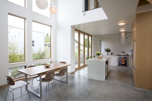 Wooden Interiors Green Design of Homes - Dinning Room