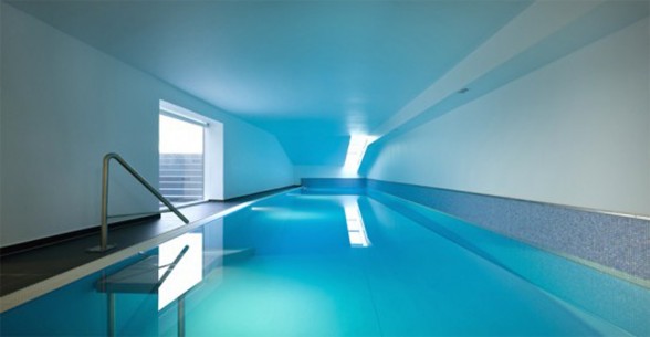 Luxurious House Design with Indoor Swimming Pool by Eva Harlou - Interiors