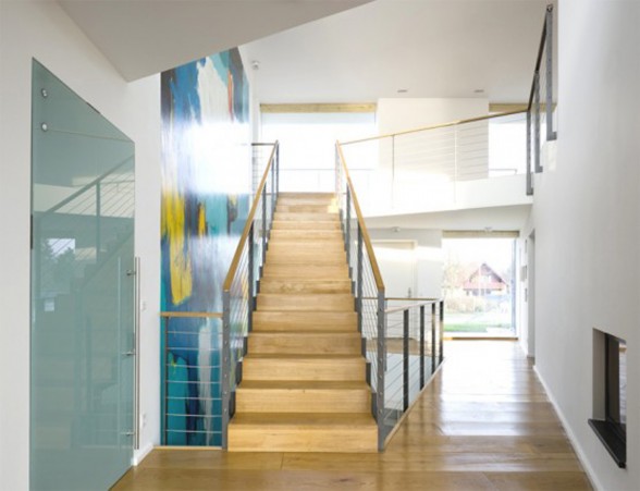 Luxurious House Design with Indoor Swimming Pool by Eva Harlou - Stairs