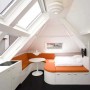 Small Loft Apartment, A Beautiful Design from Queeste Architecten - Bedroom