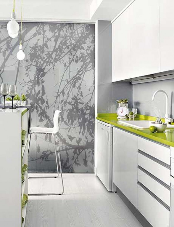 Intrinsic Interior Design Applied in Small Apartment Architecture - Kitchen