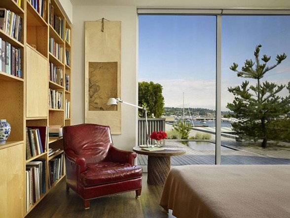 Breathtaking Roof Top House in Seattle by Miller Hull - Reading Desk