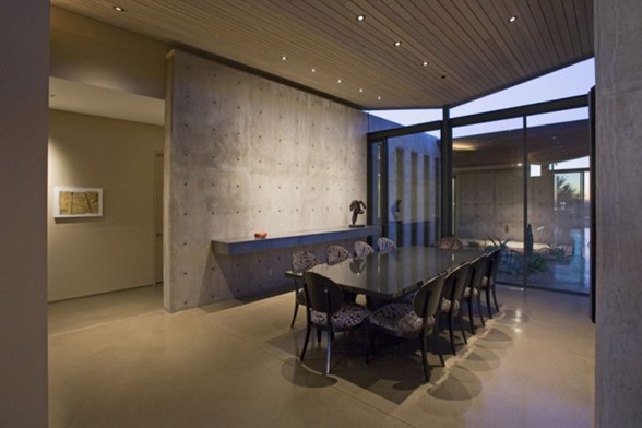 Fabulous Desert House in Arizona by Brent Kendle - Dining Room