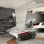 Modern and Futuristic Apartment Interiors Design - Bedroom
