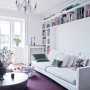 Bright Apartment Interior Design by Nina Nyborg - White Livingroom
