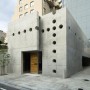 Holey Concrete Home Design with Contemporary Style in Japan