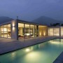 Large Concrete House Design with Glass Façade and Breathtaking Views in Andes - Pool