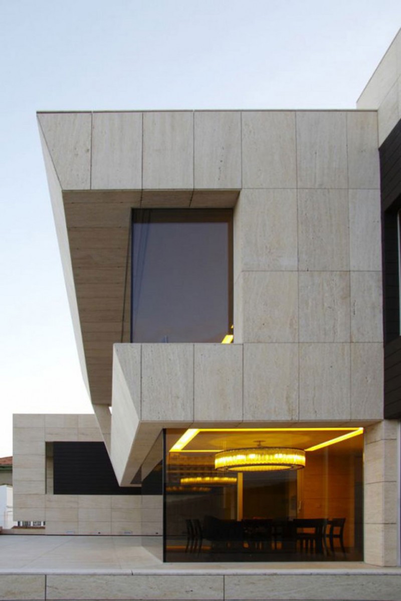 Modern Glass House Design In Cliff Side Of Galicia Spain