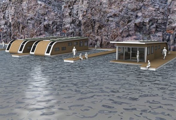 SolarHome, Modern Mobile Floating House Concept from Kingsley Architecture