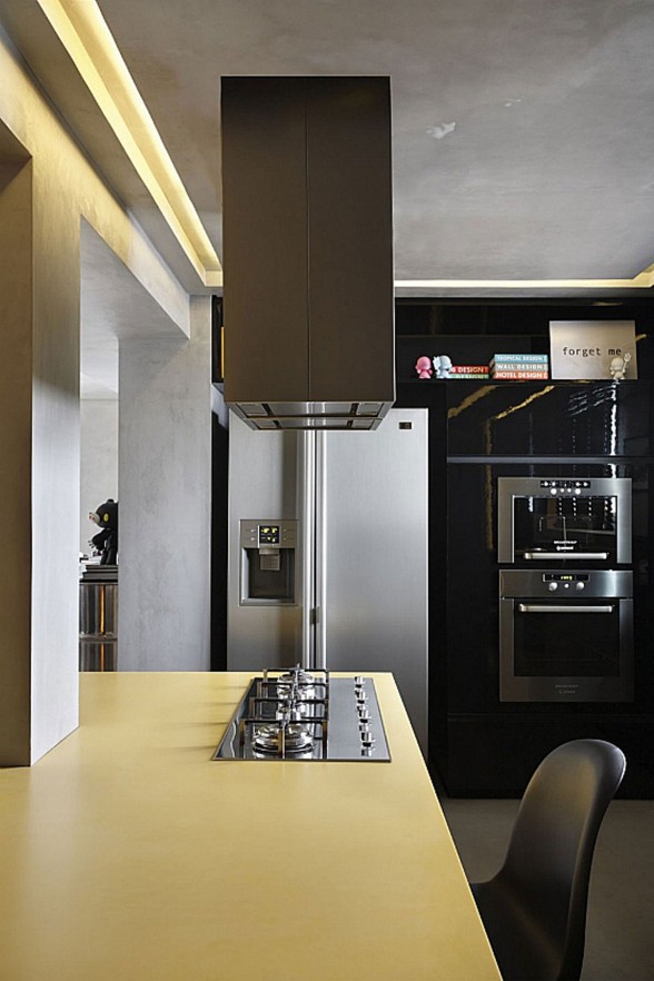 A Disc Jockey’s Modern House with Studio in Sao Paulo - Kitchen
