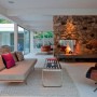 One Stair House Design from Hildebrandt Studio on Los Angeles - Fireplace