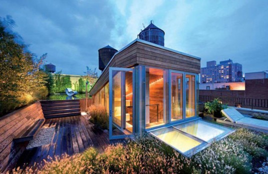 great wooden penthouse designs