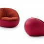Deluxe Loungers 2013 coming from Leolux : Bolea and Darius: Red Luxury Loungers From Leolux Darius
