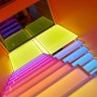 Beautiful Glowing Staircase Modern Apartment Awesome Multi Color Lighting