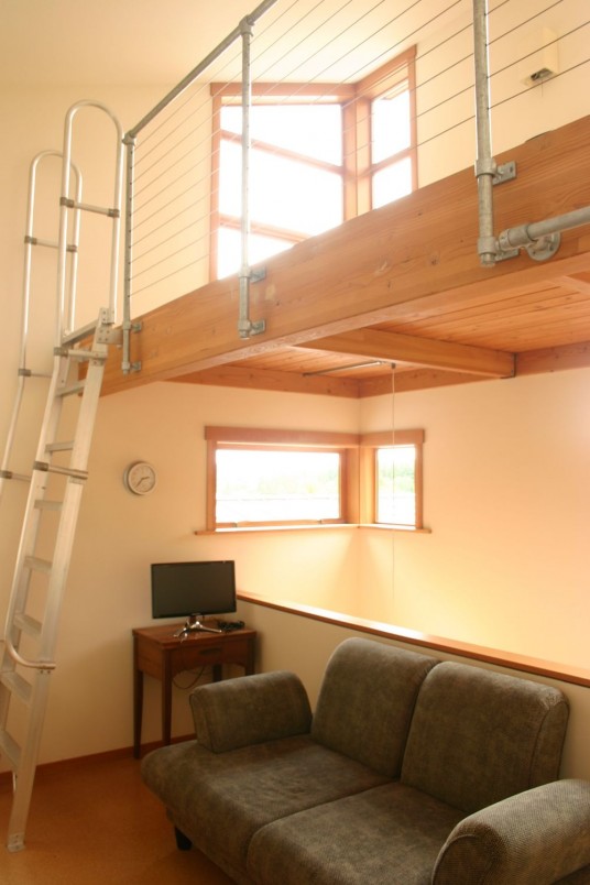 Wooden Home Ladder to Loft