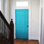Stylish Home Decoration Idea A New Entrance Makeover: Blue Colours Entrance