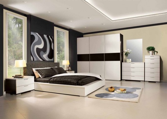 Men Bedroom Decoration Ideas with Contemporary Modular Furniture Design