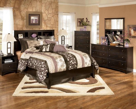 Modern Bedroom Design with Brown Concept Decoration Idea