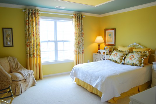 Olive Yellow Bedroom Decorating Ideas