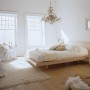 Bedroom Decorating Ideas for Man and Woman: Rustic Bedroom Decoration Ideas With White Concept