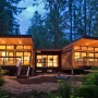 modular home design ideas at night