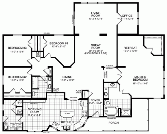 The Concept Of Big Houses Floor Plans, Big House Plans