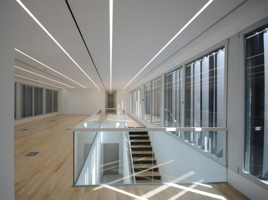 ultra modern interior architecture with wooden floor