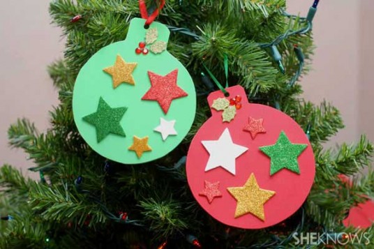 foam christmas crafts for kids