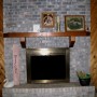 Update Your Fireplace with Fireplace Makeover: Fireplace Before Makeover With Brick And Metal